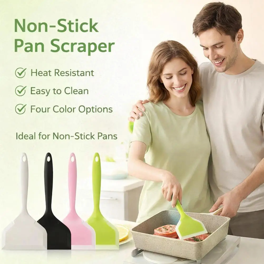 Wide Silicone Spatula Turner for Nonstick Cookware | Flexible Silicone Spatula Turner QXL