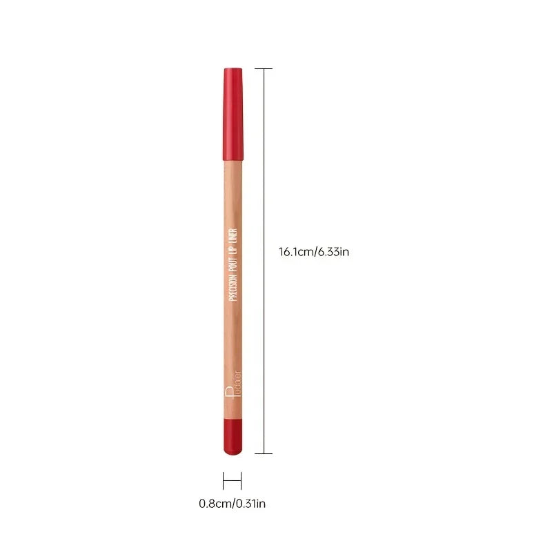 Nude Matte Lip Liner – Waterproof High-Pigment Lip Pencil Lip Liner Pencil QXL