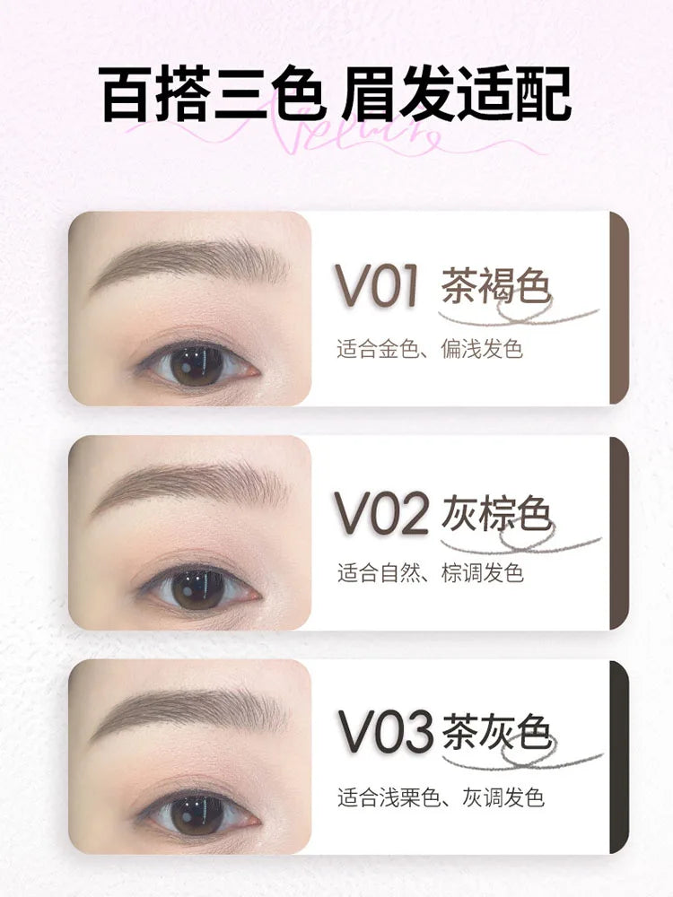 VEECCI Double-Ended Waterproof Eyebrow Pencil | Long-Lasting Eyebrow Pencil QXL