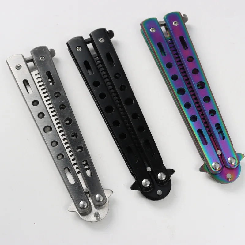 Stainless Steel Butterfly Folding Comb | Pocket Travel Comb Butterfly Folding Comb QXL