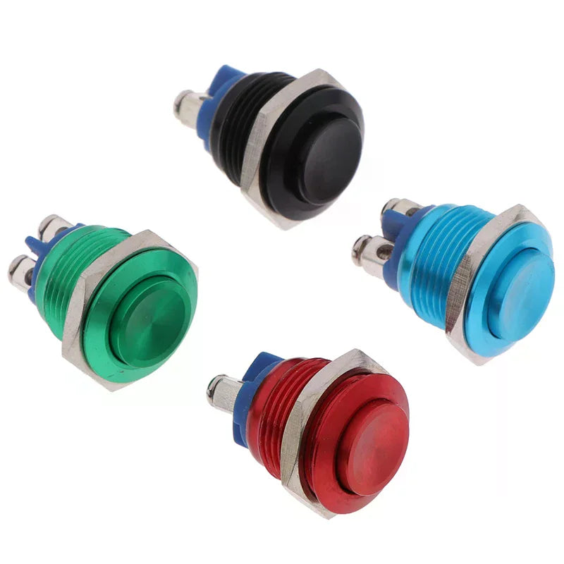 16mm Waterproof Momentary Push Button Switch IP65 | Mount Push Button Switch QXL