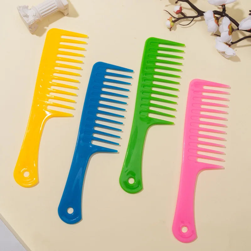 Wide Tooth Comb for Curly & Wet Hair | Heat Resistant Detangler Wide Tooth Comb QXL
