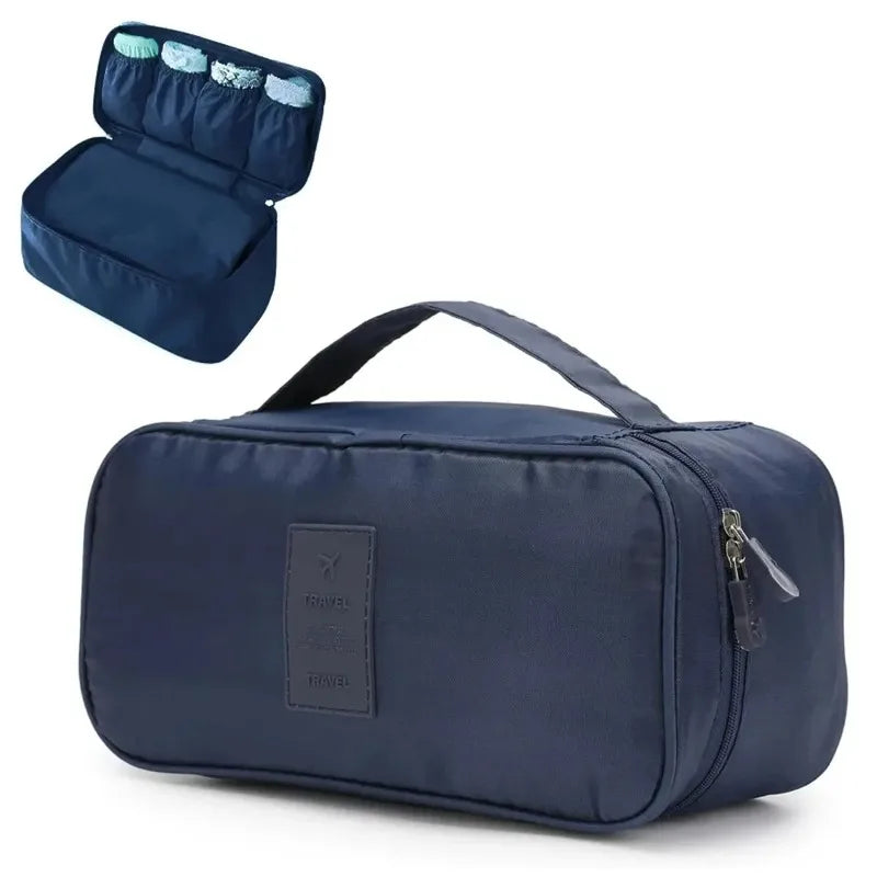 Portable Travel Underwear & Bra Organizer Bag – Oxford Travel Organizer Bag QXL