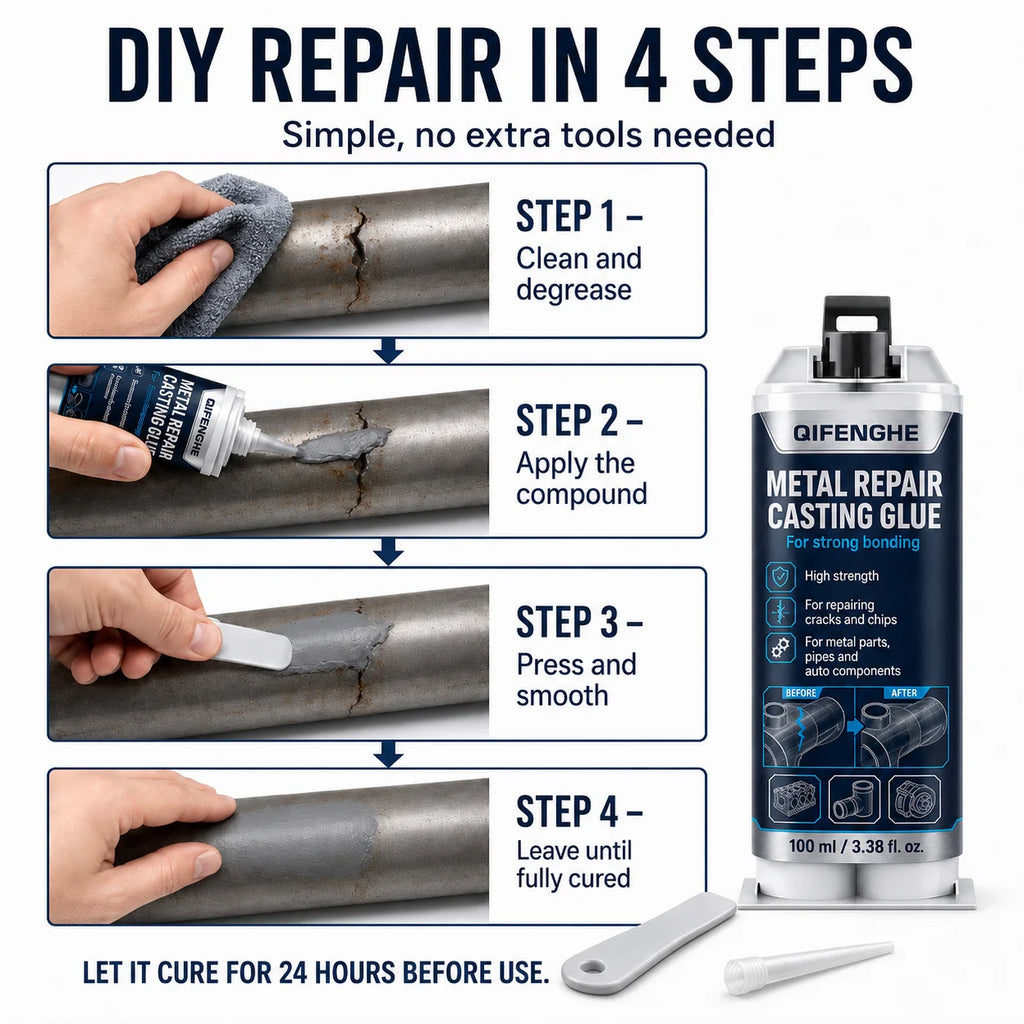 100ml Industrial Epoxy Casting Glue | High Strength Metal Adhesive Epoxy Metal Adhesive QXL