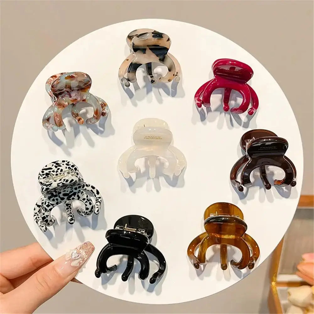 French Acetate Hair Claw Clips – Elegant Shark Clip for Women Hair Claw Clip QXL