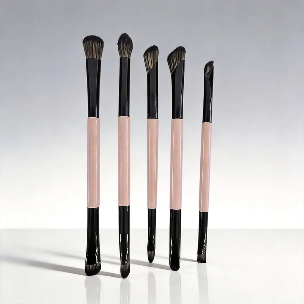 5-Piece Makeup Brush Set | Concealer, Contour & Eye Brushes Makeup Brush Set QXL 5 pack