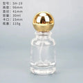 30–100ml Refillable Glass Perfume Spray Bottle | Spherical Cap Perfume Spray Bottle QXL Gold ball cap 30ml
