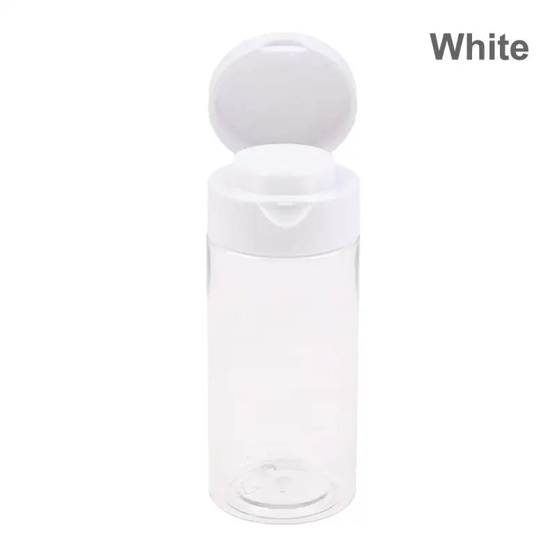 100g Empty Refillable Loose Powder Jar with Sifter Lid Powder Sifter Jar QXL White