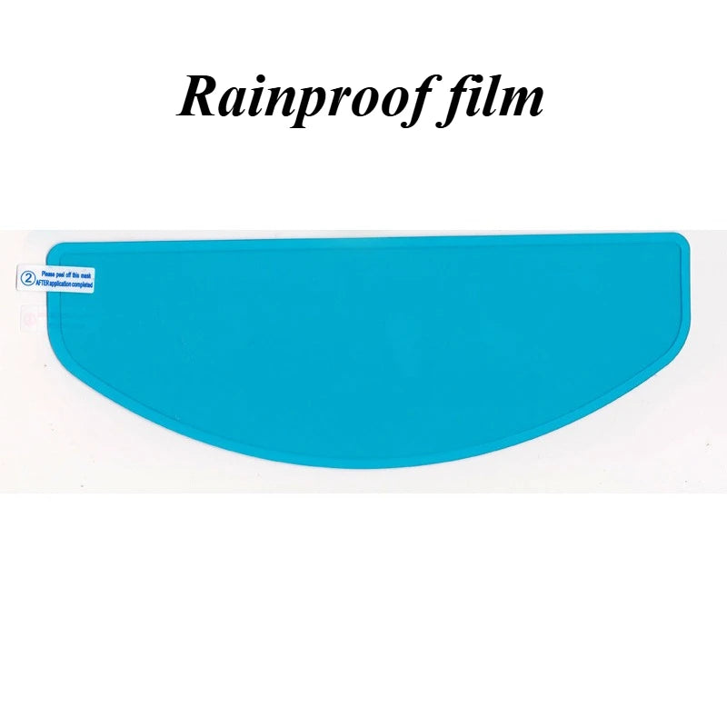 Motorcycle Helmet Anti-Fog & Rainproof Visor Film – Universal Helmet Visor Film QXL 25x9 Rainproof film