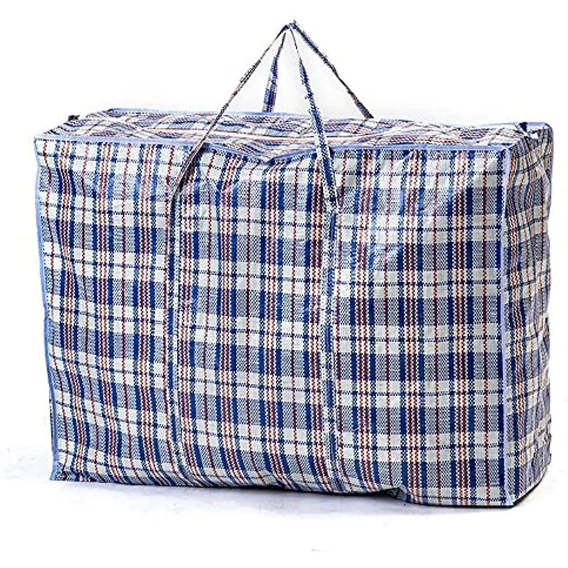 Extra Large Zipper Storage Bags – Foldable Polyester Laundry Bag Large Storage Bag QXL