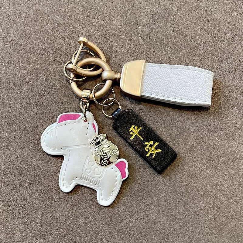 Cute Cartoon Horse Keychain | Car Charm Gift for Kids & Teens Novelty Keychain QXL
