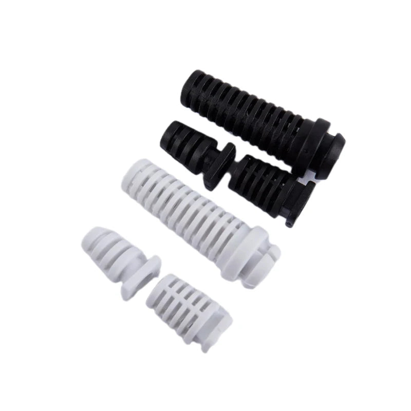 10-Pack Rubber Strain Relief Cord Boot Protectors 4.6–6mm Cord Boot Protector QXL