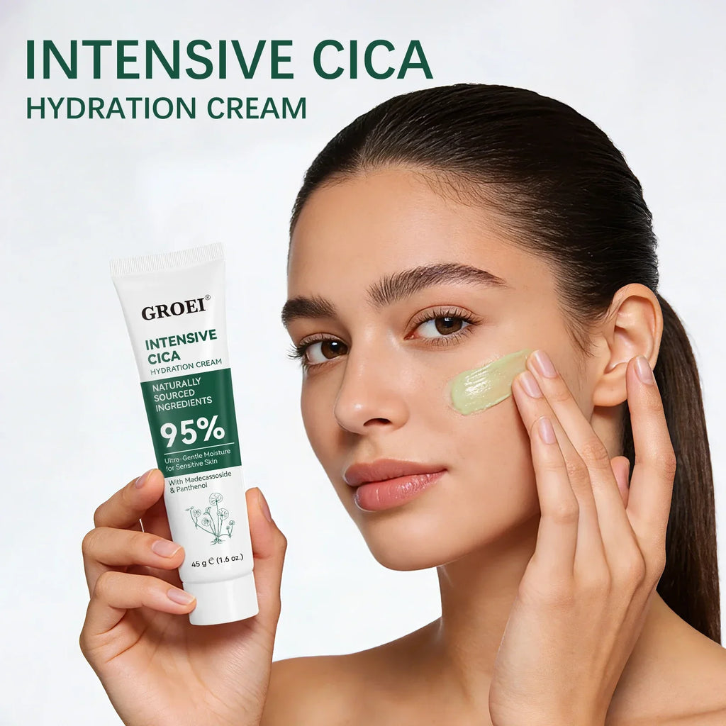 Snow Grass Moisturizing Face Cream | Cica & Hyaluronate Face Moisturizer Cream QXL