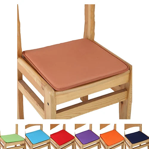 Cotton Blend Chair Seat Cushion 40x40cm | 7 Colors Tie-On Chair Seat Cushion QXL