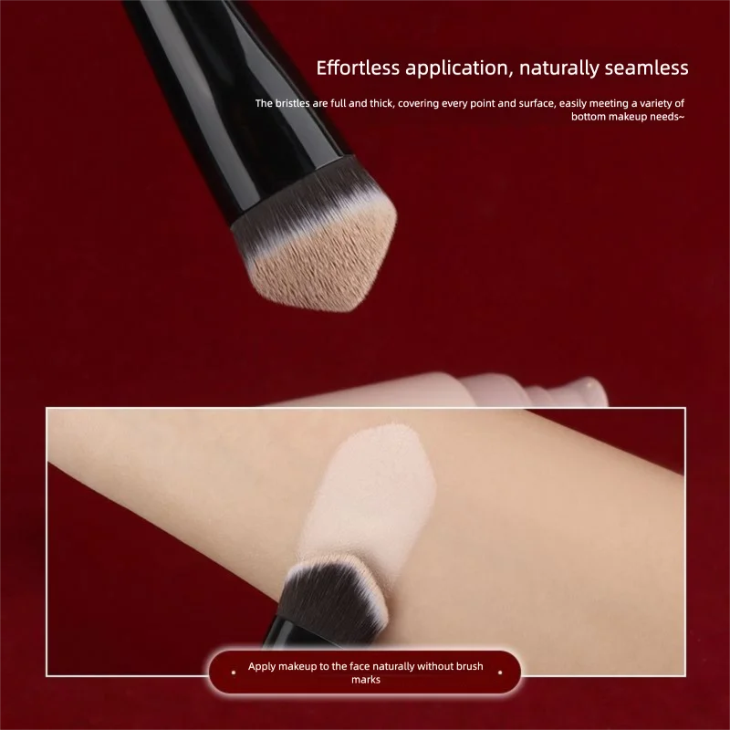 Triangular Slope Foundation Brush | Liquid Foundation Makeup Foundation Brush QXL