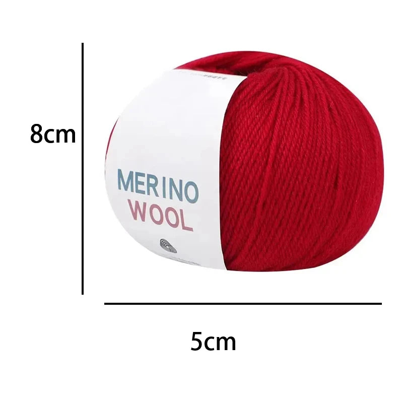 100% Merino Wool Yarn Ball | Worsted Knitting & Crochet Knitting Yarn QXL