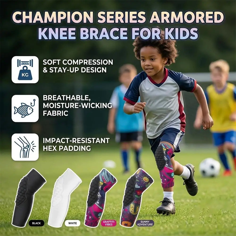 Youth Knee Brace & Calf Compression Sleeves | Soccer & Skating Youth Knee Sleeve QXL
