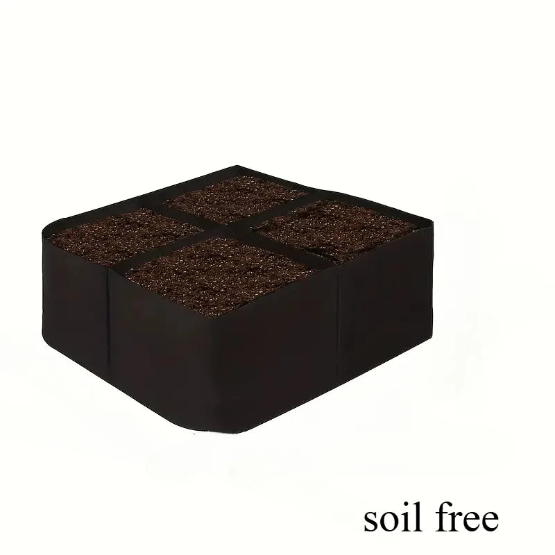 Extra Large 8-Grid Raised Garden Bed | Plant Fiber Planter Box Raised Garden Bed QXL 60x60x30-4grid