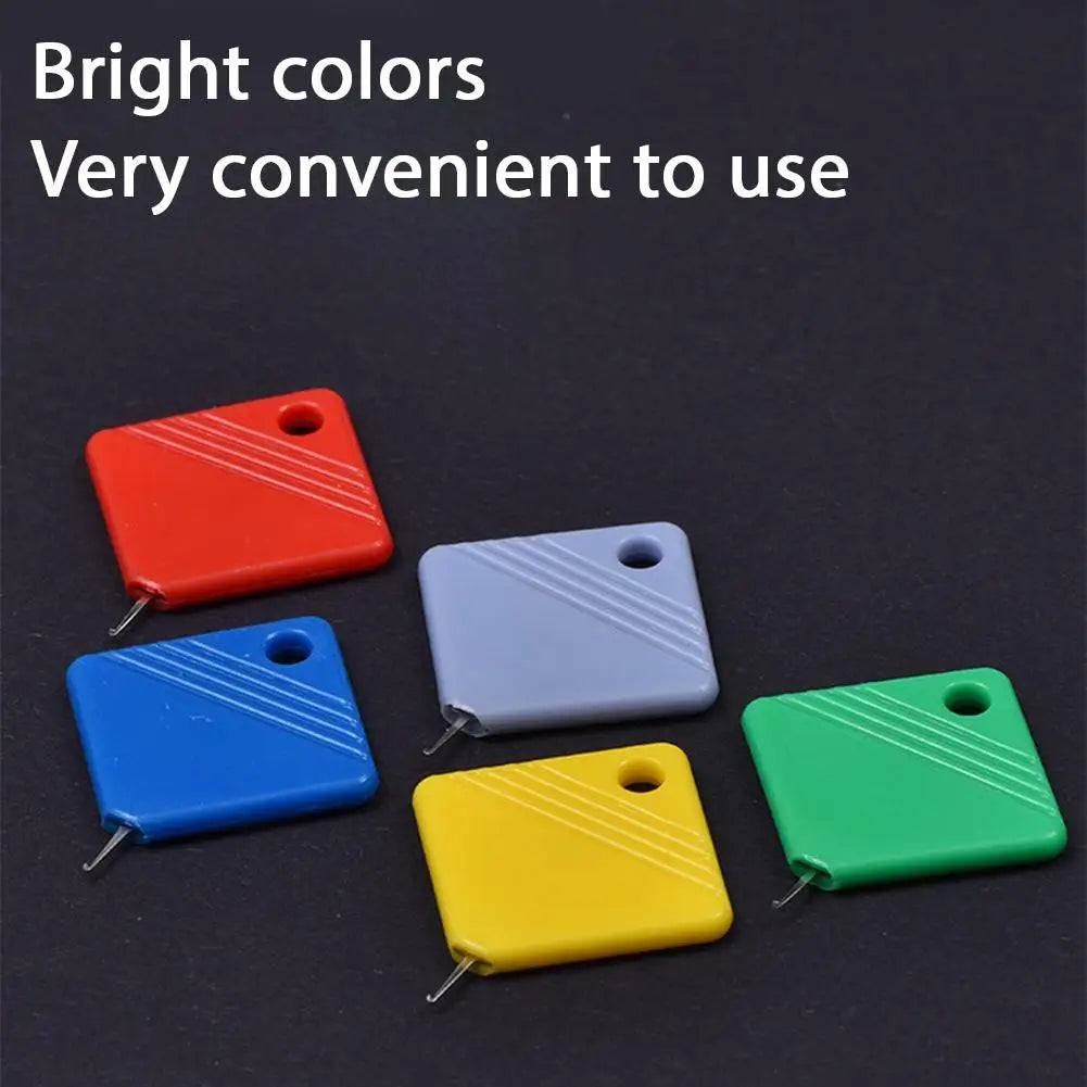 5-Pack Automatic Needle Threaders for Hand Sewing | All Sizes Needle Threader Set QXL