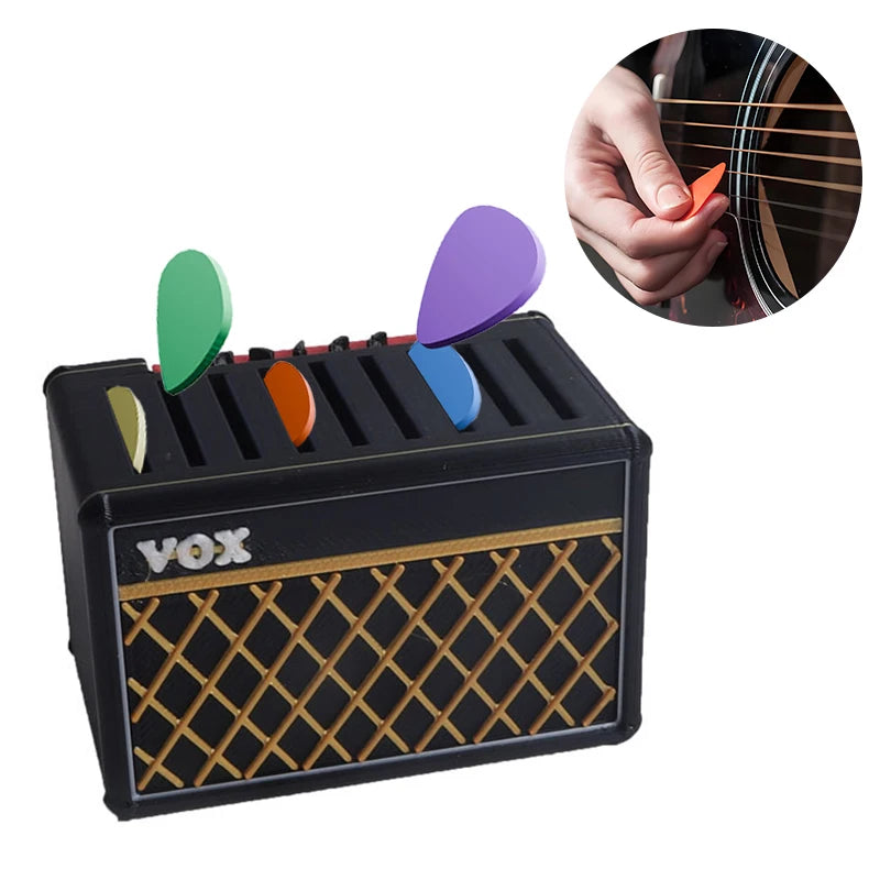 Guitar Pick Holder Box | Amp Design Storage & Display Case Guitar Pick Holder QXL