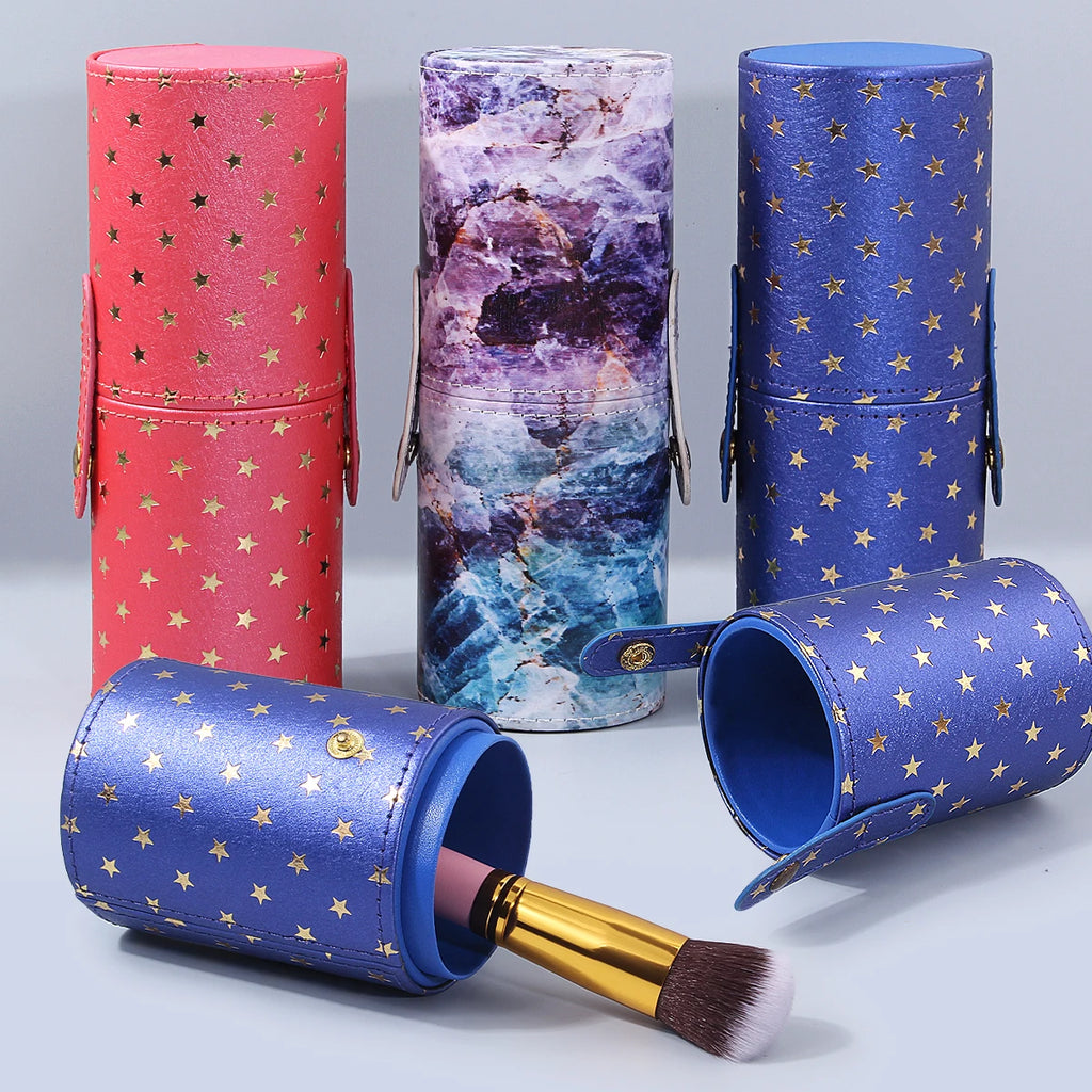 KOSSHOW PVC Makeup Brush Holder & Travel Storage Case Makeup Brush Bag QXL