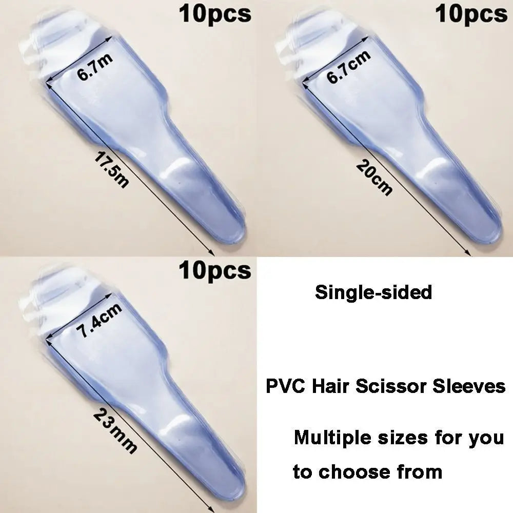 10-Pack PVC Hair Scissors Sleeves | Blade Guard Protectors Scissors Blade Guard QXL