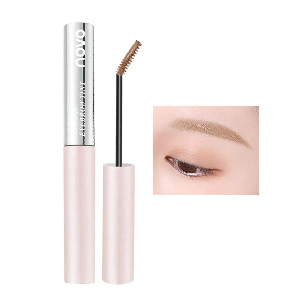 Waterproof Eyebrow Dye Gel & Fiber Brow Mascara – 3 Shades Eyebrow Dye Gel QXL Light brown