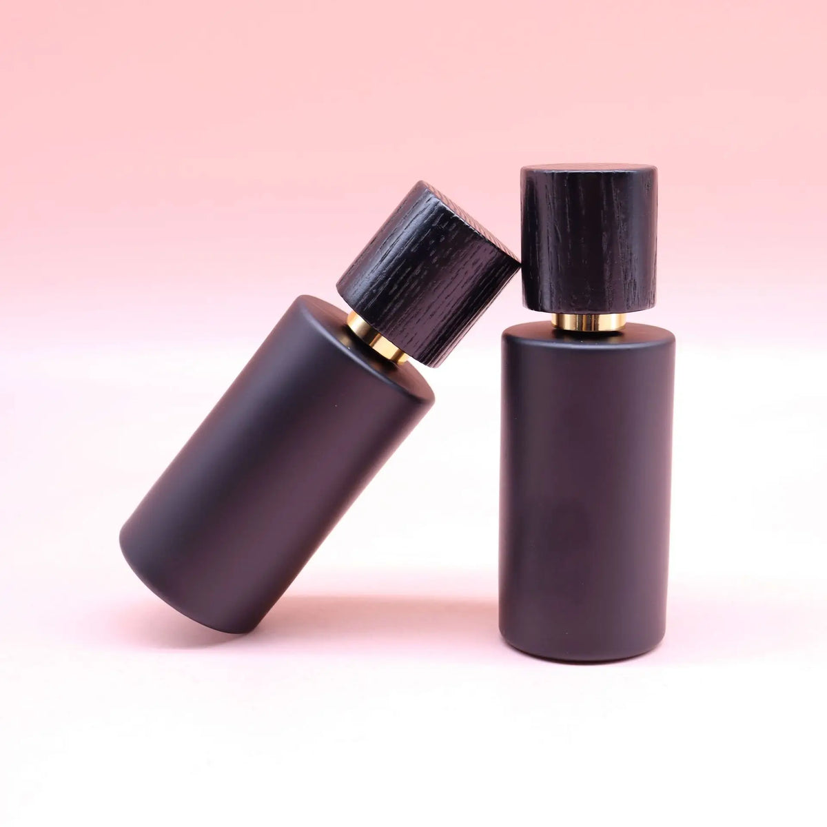 50ml Black Glass Perfume Spray Bottle | Empty Refillable Atomizer Glass Perfume Atomizer QXL