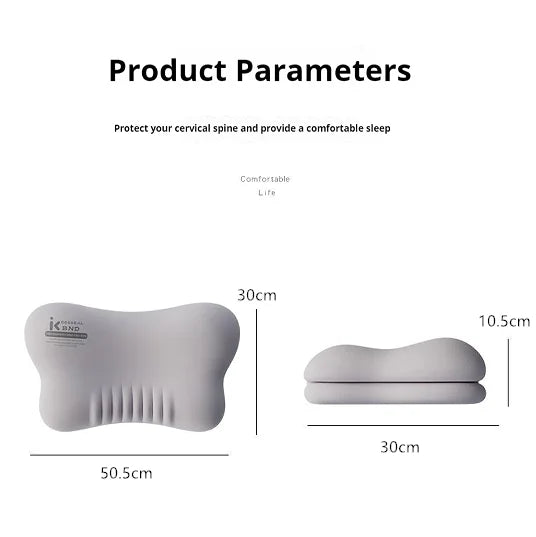 Ergonomic Memory Foam Pillow | Multi-Zone Support – Gray Memory Foam Pillow QXL
