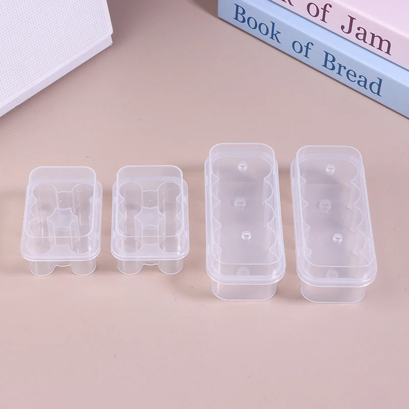 10-Pack Clear 10-Slot Stackable Vial Storage Case | Freezer Safe Vial Storage Case QXL