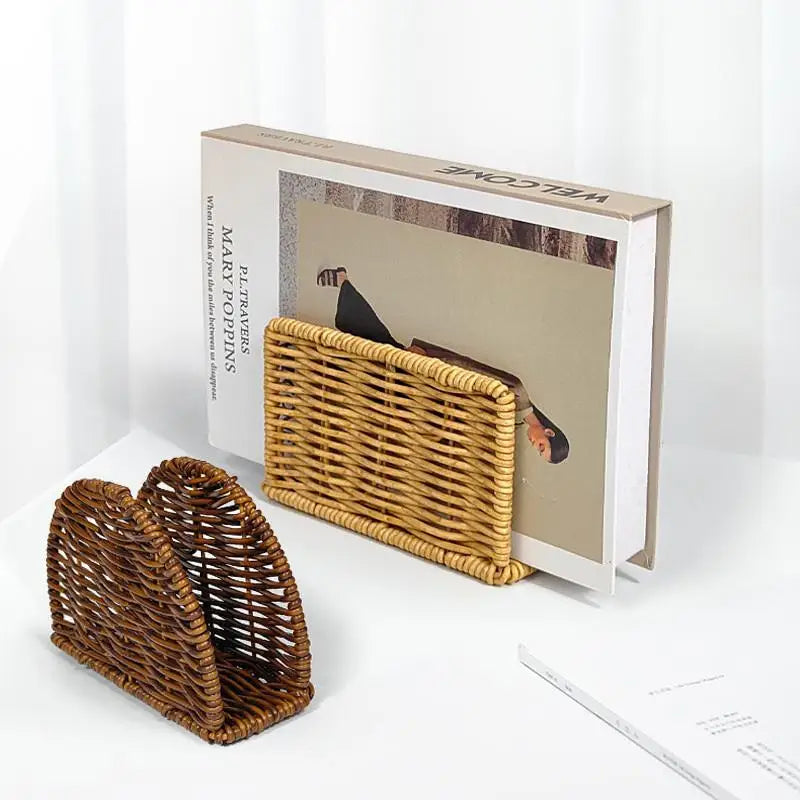 Creative Resin Napkin Holder | Vertical Tissue Stand for Table Napkin Holder QXL