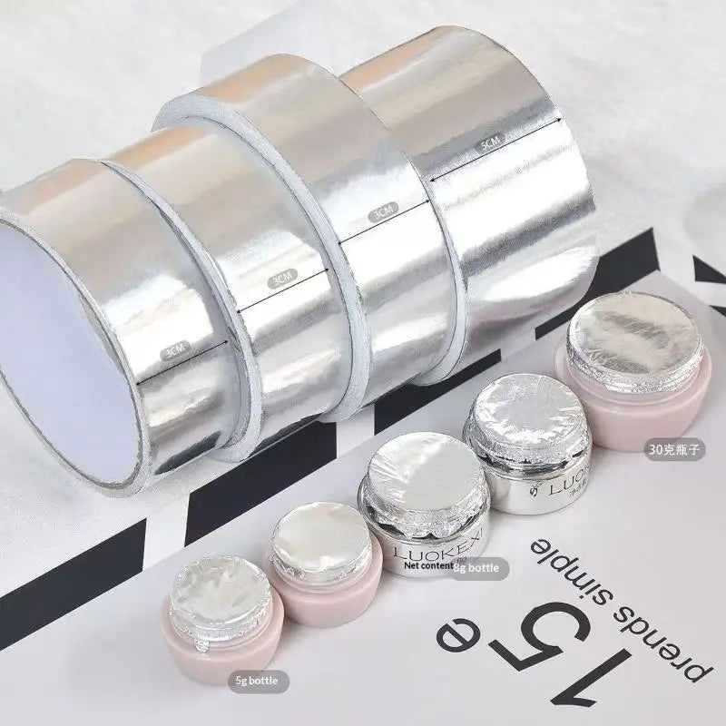 Aluminum Foil Sealing Membrane for Nail Art Jars | Leak-Proof Nail Container Seal QXL