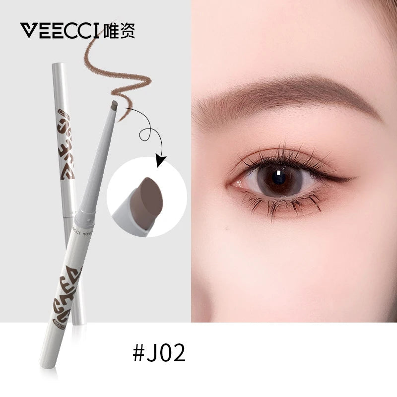 VEECCI Waterproof Auto-Rotate Eyeliner Pencil – Smudge-Proof Gel Eyeliner Pencil QXL