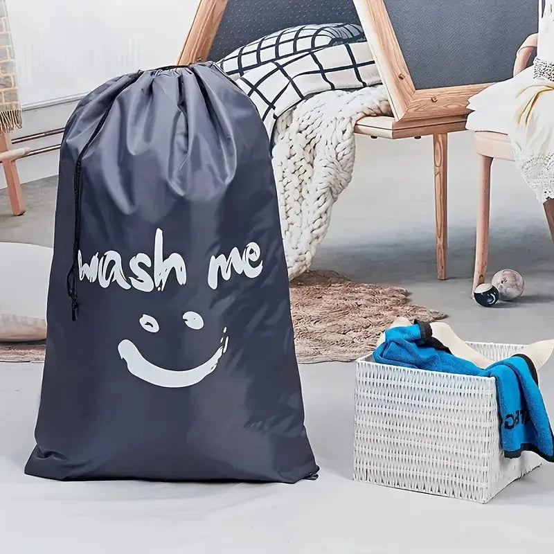 Large Travel Laundry Bag | Oxford Drawstring 24×36" Organizer Laundry Storage Bag QXL