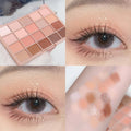 20-Color Rose Eyeshadow Palette | Warm Pink Tones, No Fallout Eyeshadow Palette QXL 03