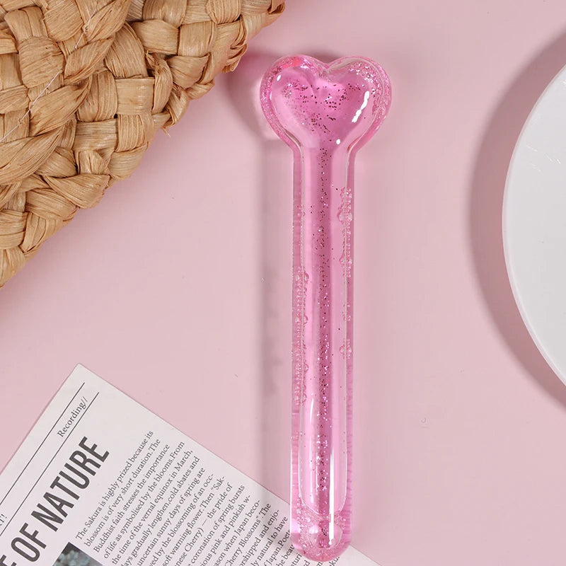 Heart-Shaped Ice Globe Face Roller | Cooling Facial Massager Ice Globe Face Roller QXL
