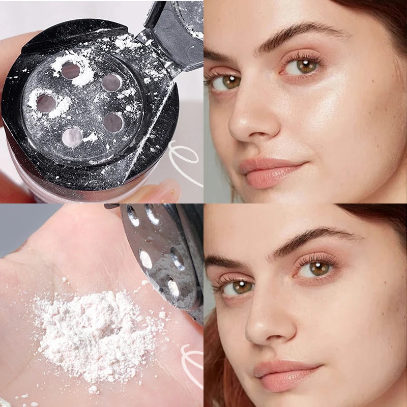 VERONNI Oil Control Loose Powder – Matte Finish Face Powder Loose Setting Powder QXL