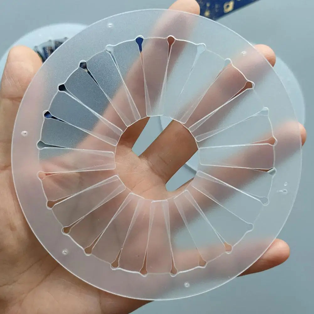 Clear Ribbon Rosette Maker Tool | 9cm 12cm 15cm DIY Flowers Ribbon Rosette Maker QXL