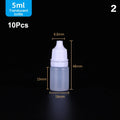 10-Pack Refillable Squeezable Eye Drop Bottles 5–30ml Dropper Bottle Set QXL 2