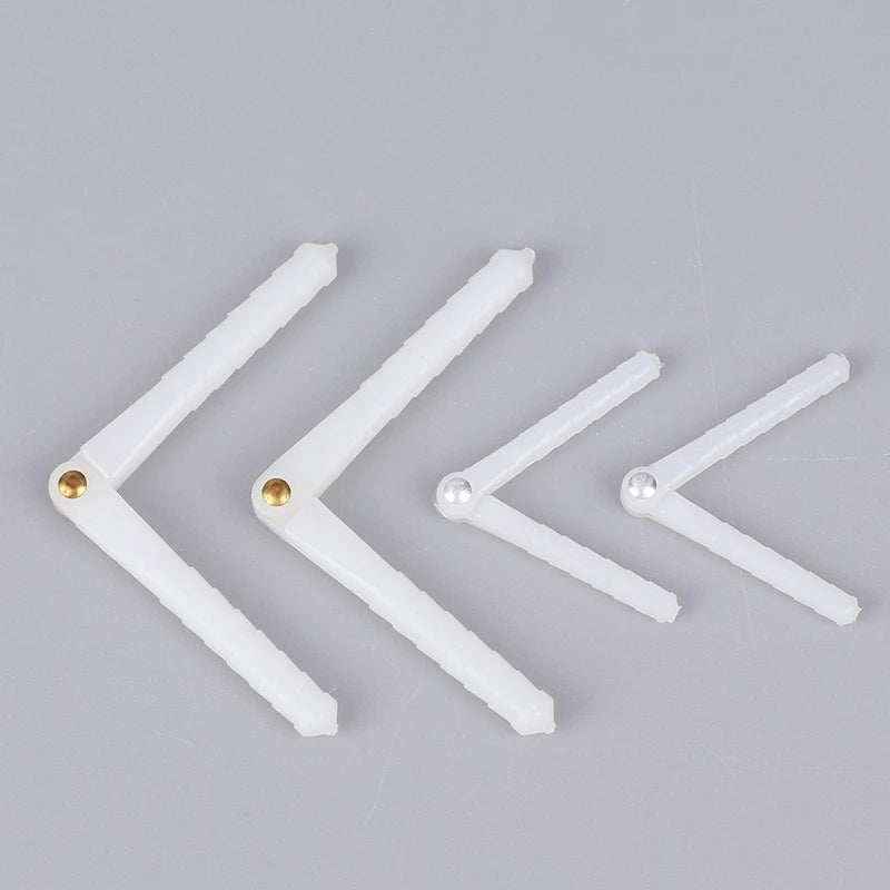 10-Pack RC Airplane Plastic Pin Hinges | 2.5mm & 4.5mm Wing Parts RC Model Hinge QXL