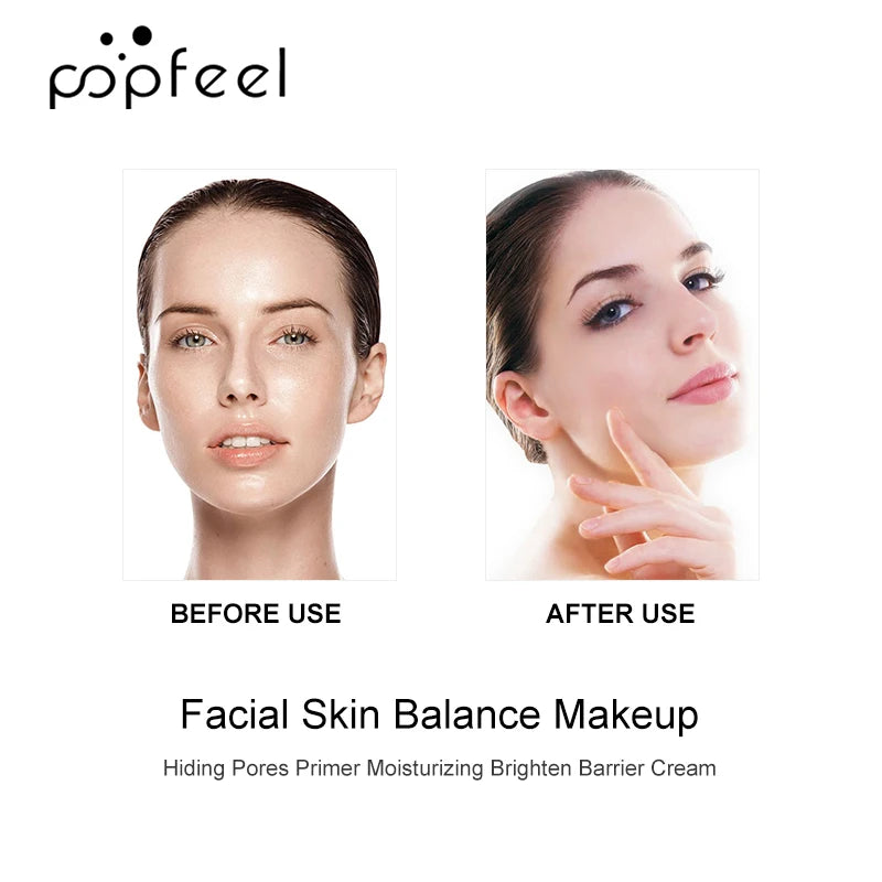 POPFEEL Poreless Face Primer – Smoothing Cruelty-Free Makeup Base Makeup Primer QXL