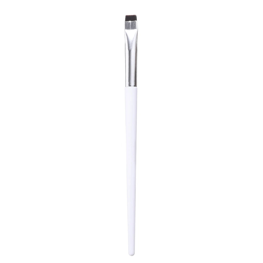 Angled Eyebrow & Eyeliner Brush | Soft Synthetic Flat Tip Eyebrow Eyeliner Brush QXL 04