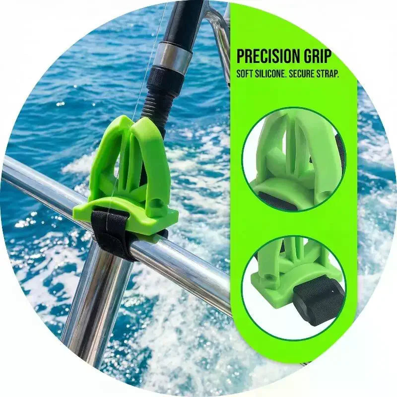 Fishing Rod Binding Clip & Pole Holder Fastener | Silicone Fishing Rod Clip QXL