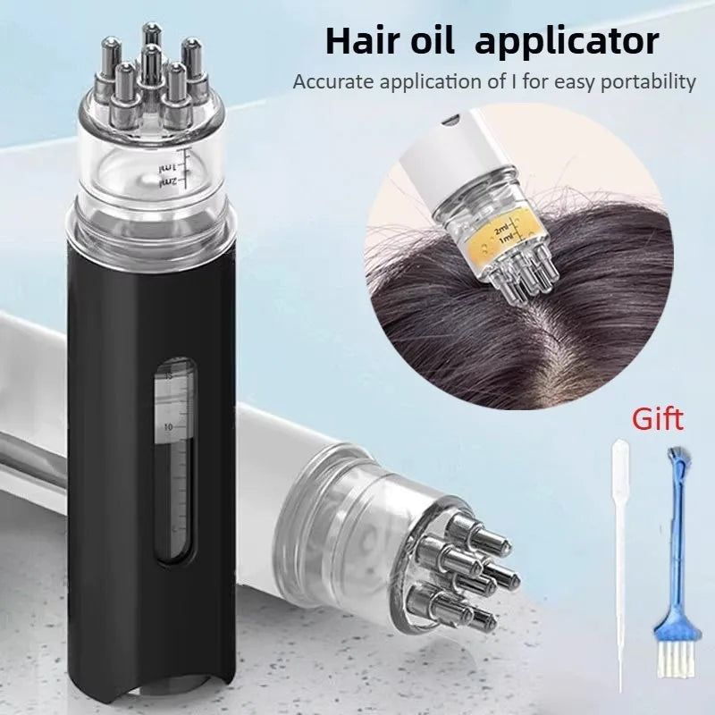 Scalp Applicator Liquid Comb | Essential Oil Massage Tool Scalp Applicator Comb QXL