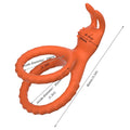 2-in-1 Silicone Adjustable Couple Ring | Adult Accessory Adult Couple Accessory QXL Orange