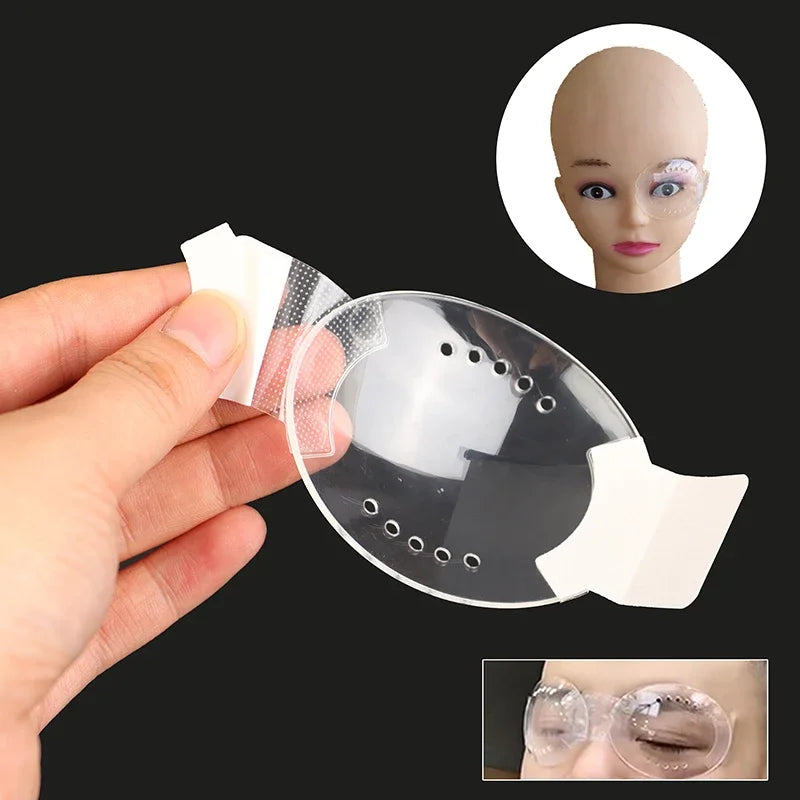 Self-Adhesive Clear Plastic Eye Shield – 10 Vent Holes Eye Shield Cover QXL