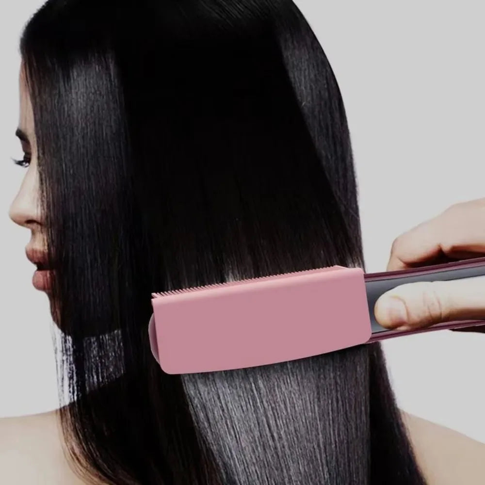 Clip-On Flat Iron Comb Attachment | Hair Straightening Tool Hair Styling Comb QXL