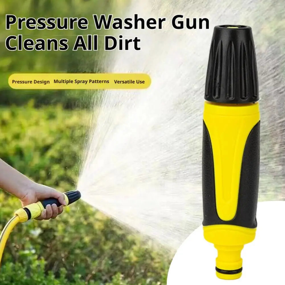 High-Pressure Adjustable Garden Hose Spray Nozzle | Multi-Pattern Garden Hose Nozzle QXL