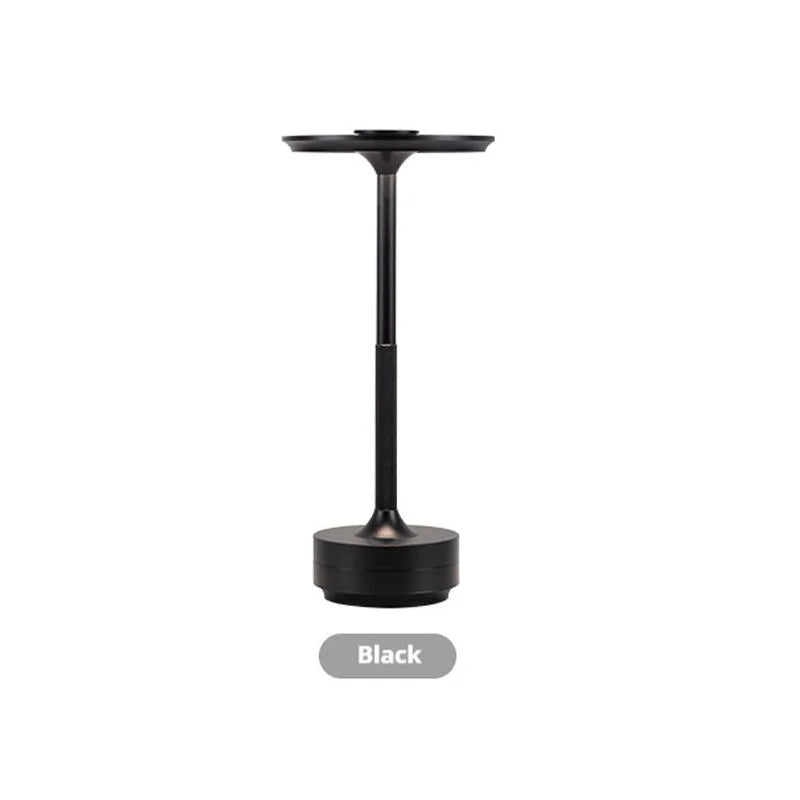 Dimmable Touch Sensor Desk Lamp | USB Rechargeable LED Table Lamp LED Table Lamp QXL Black