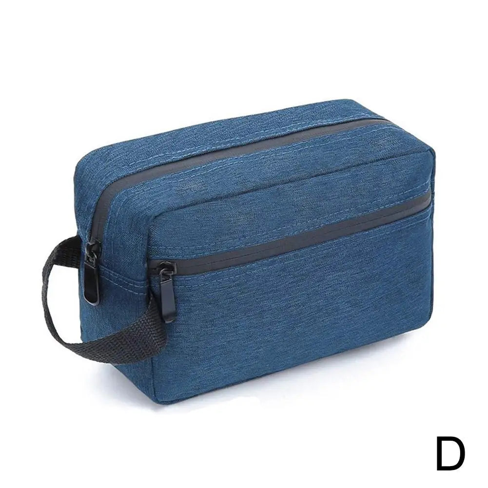 Large Waterproof Travel Toiletry Bag | Cosmetic Organizer Travel Toiletry Bag QXL Navy